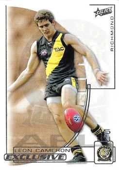 2002 Select AFL Exclusive #58 Leon Cameron Front